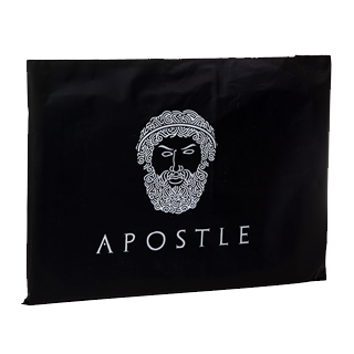 Black Apostle Mailing Bag with Image Based Logo
