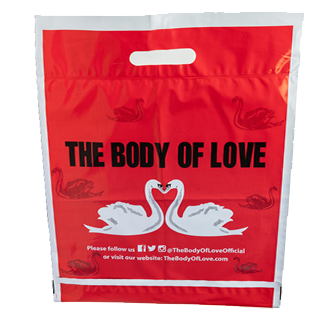 Click and Collect Red Bag with Carry Handle