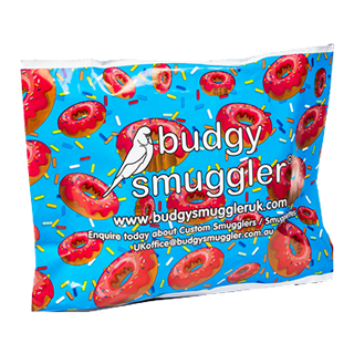 Budgy Smuggler Multi Colour Bespoke Mailing Bag