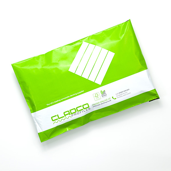 Green and White Printed eCommerce Bag