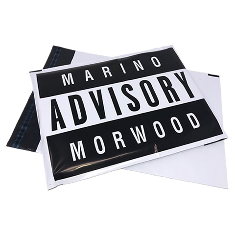 Bold Black and White Branded Online Retail Bag Bold Black and White Branded Online Retail Bag