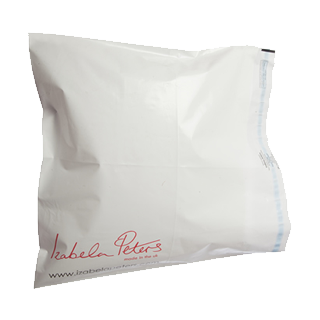 Discreet Large White Printed Mailing Bag